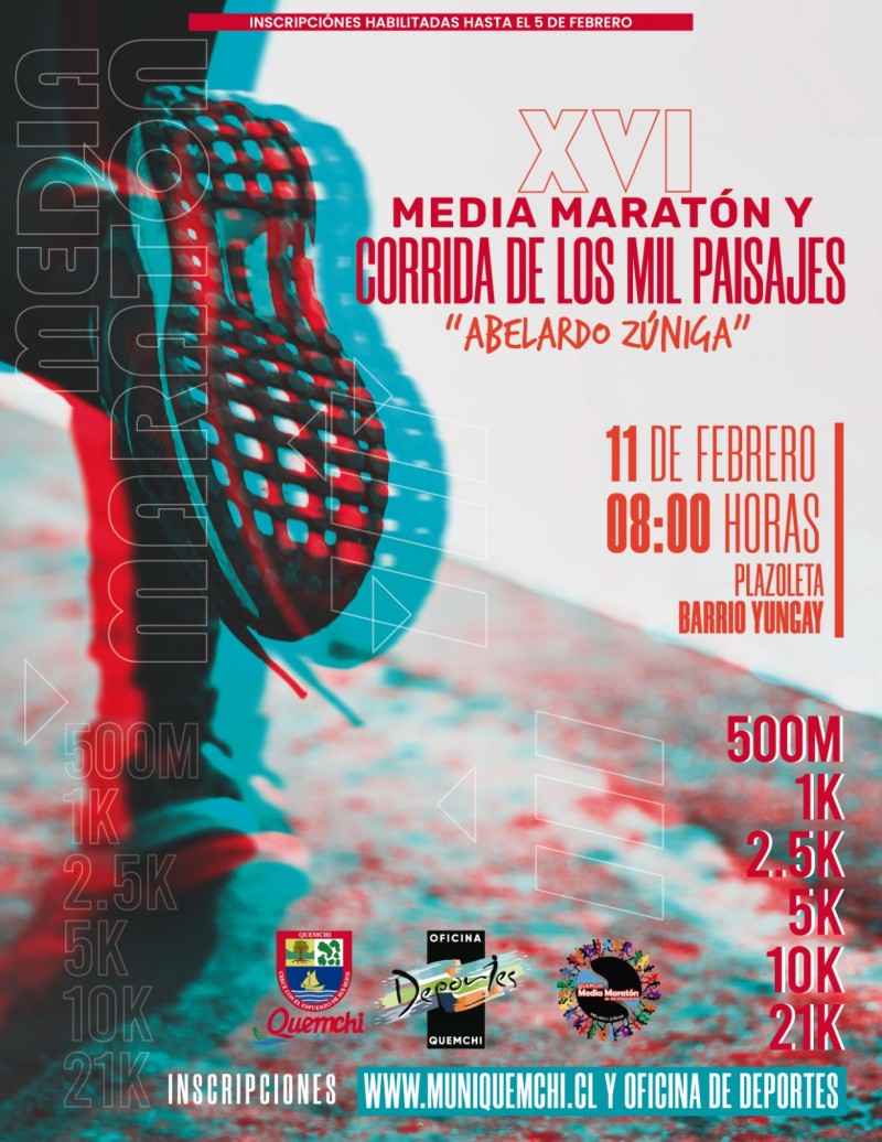 XVI Media Maraton y Corrida de los Mil Paisajes Abelardo Zuñiga