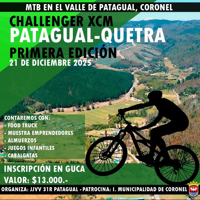 PRIMERA EDICIÓN MTB DESAFÍO VALLE DE PATAGUAL - QUETRA 2025