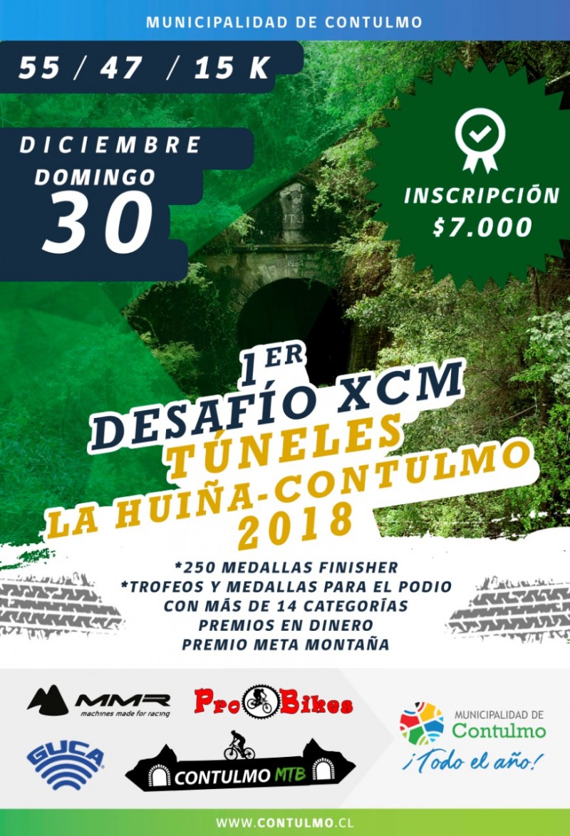 1er Desafío XCM Tuneles La huiña-Contulmo 2018
