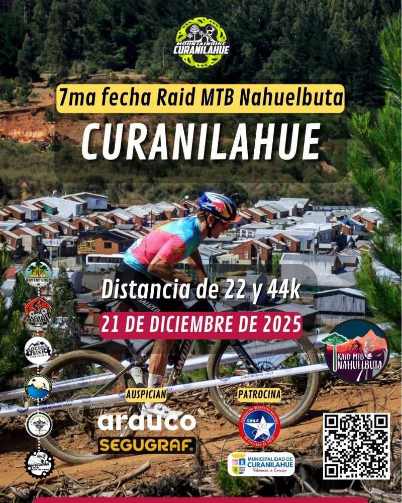 Raid Nahuelbuta 2025 - 7° Fecha Curanilahue (44km & 22km)