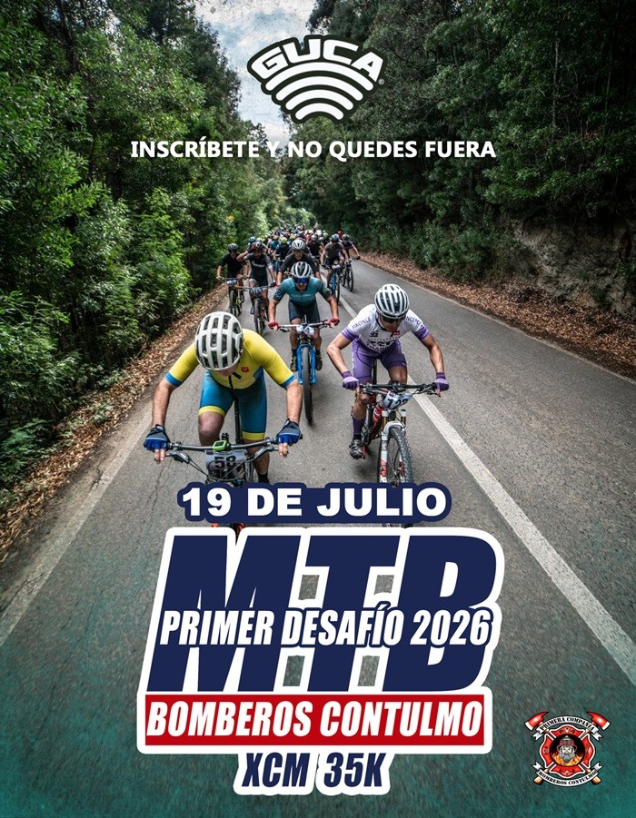 1er Desaf&iacute;o MTB, de Primera C&iacute;a. de Bomberos Contulmo