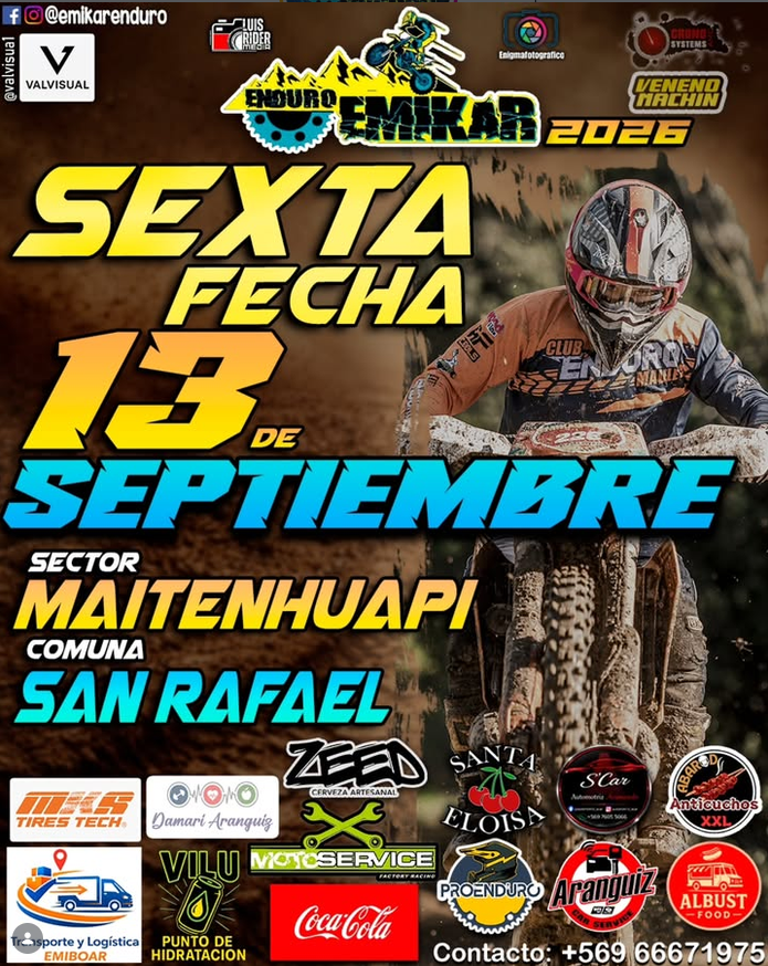 Campeonato Enduro Emikar - Sexta Fecha