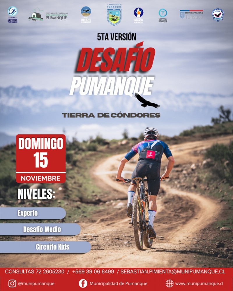 V VERSI&Oacute;N DESAF&Iacute;O PUMANQUE TIERRA DE C&Oacute;NDORES 2026