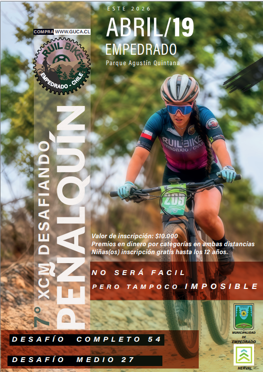 7&deg; Desaf&iacute;o XCM Empedrado 2026