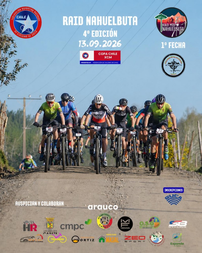 COPA CHILE XCM-RAID NAHUELBUTA CA&Ntilde;ETE 2026