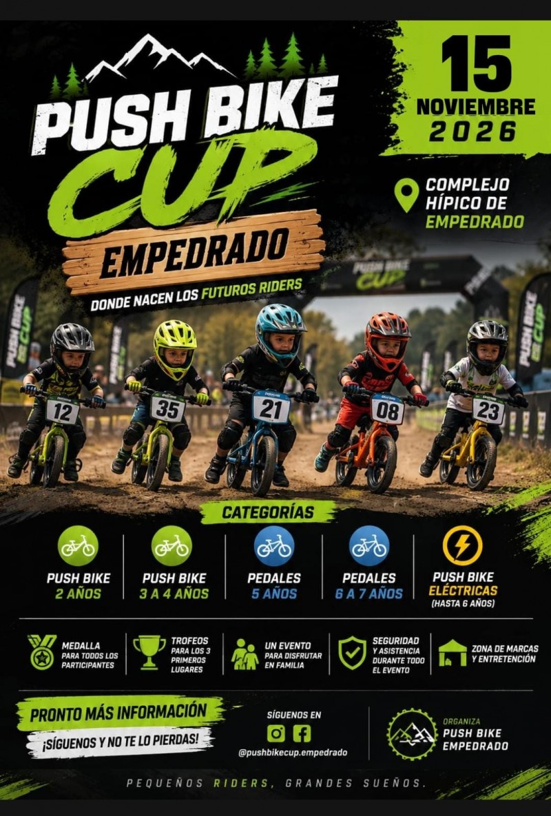 PUSH BIKE CUP EMPEDRADO 2026