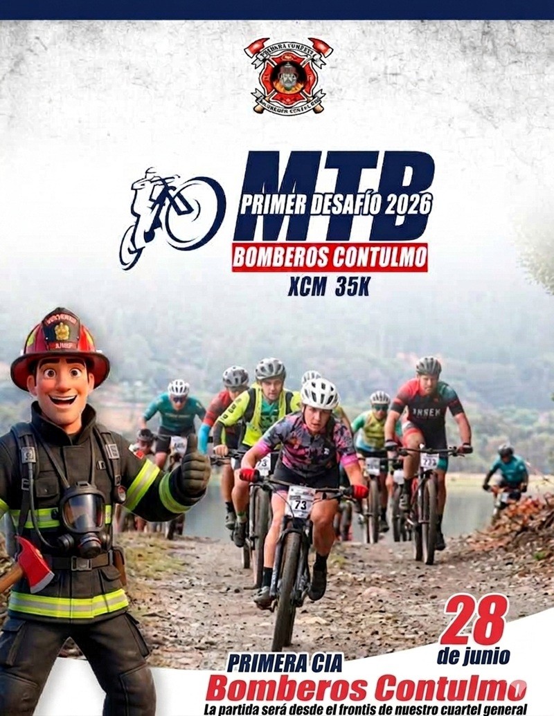 1er Desaf&iacute;o MTB, de Primera C&iacute;a. de Bomberos Contulmo