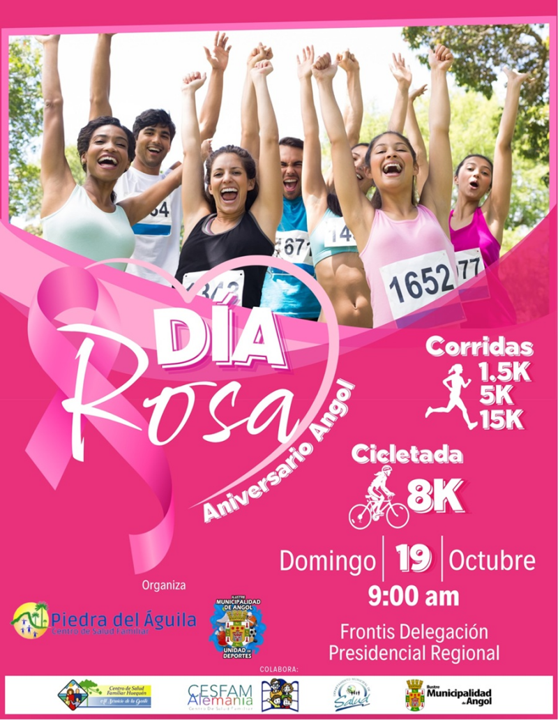 Corrida Día Rosa Aniversario Angol