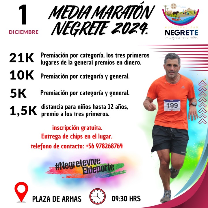 Media Maratón Negrete 2024